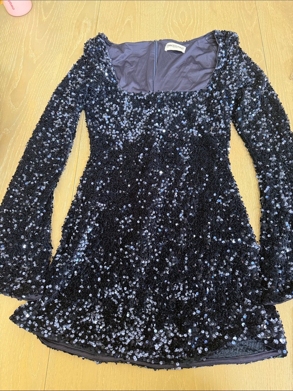 Princess Polly Bell Sleeve Sequin Dress